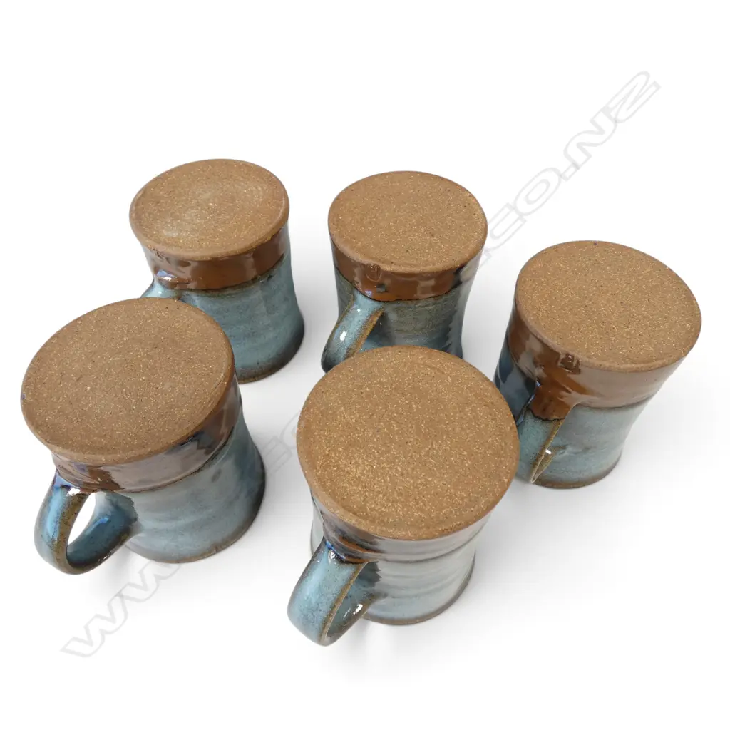 Peter Stichbury set of five coffee mugs, Image 1++