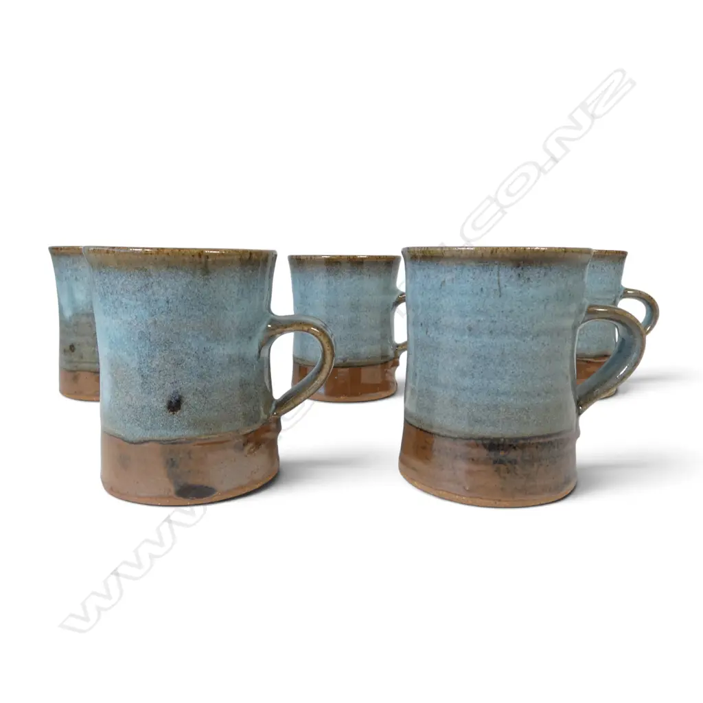 Peter Stichbury set of five coffee mugs, Image 1++