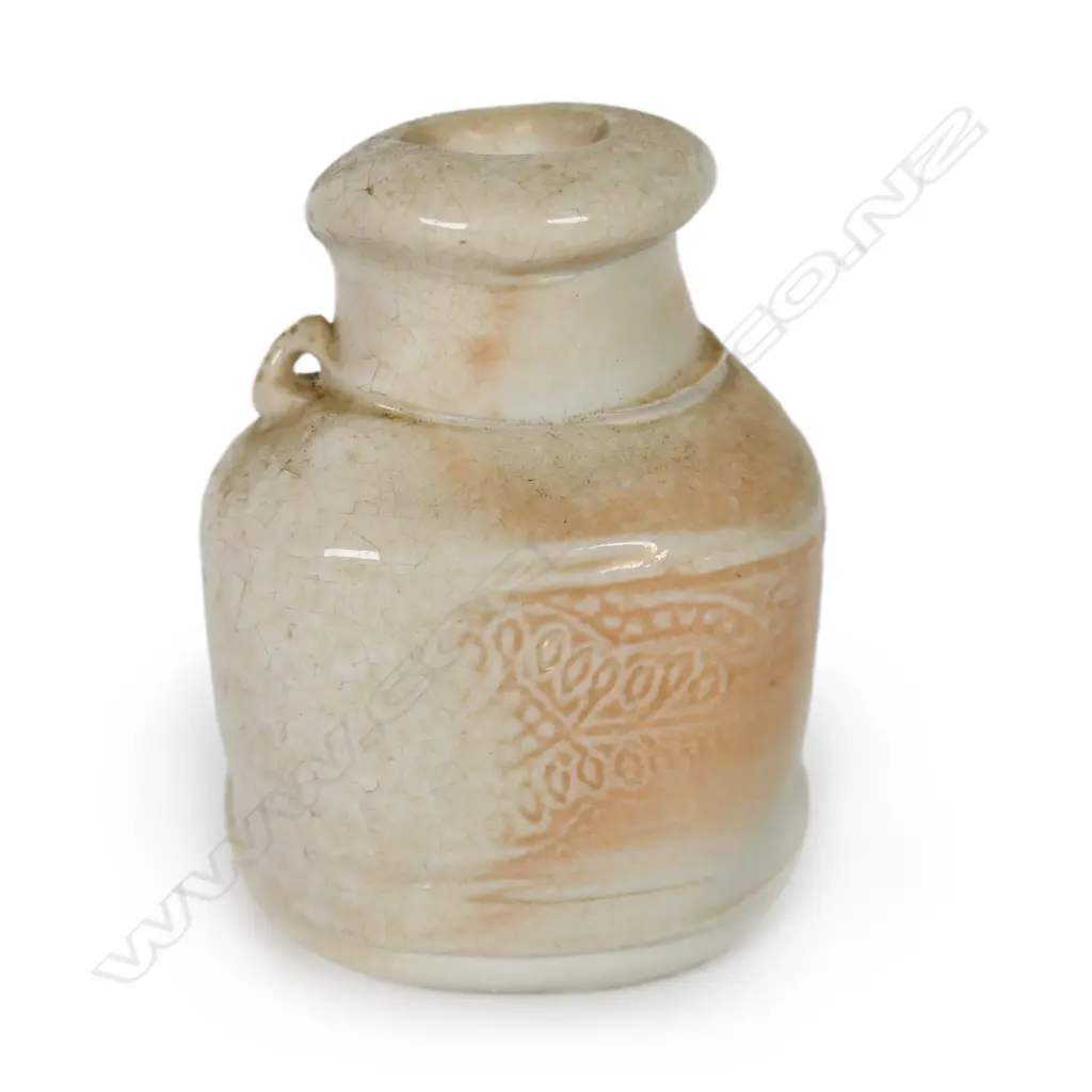 Chester Nealie small squared porcelain poison bottle, Image 1++