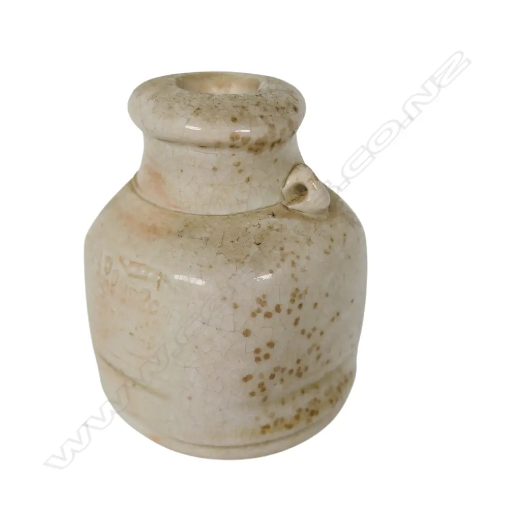 Chester Nealie small squared porcelain poison bottle, Image 1++