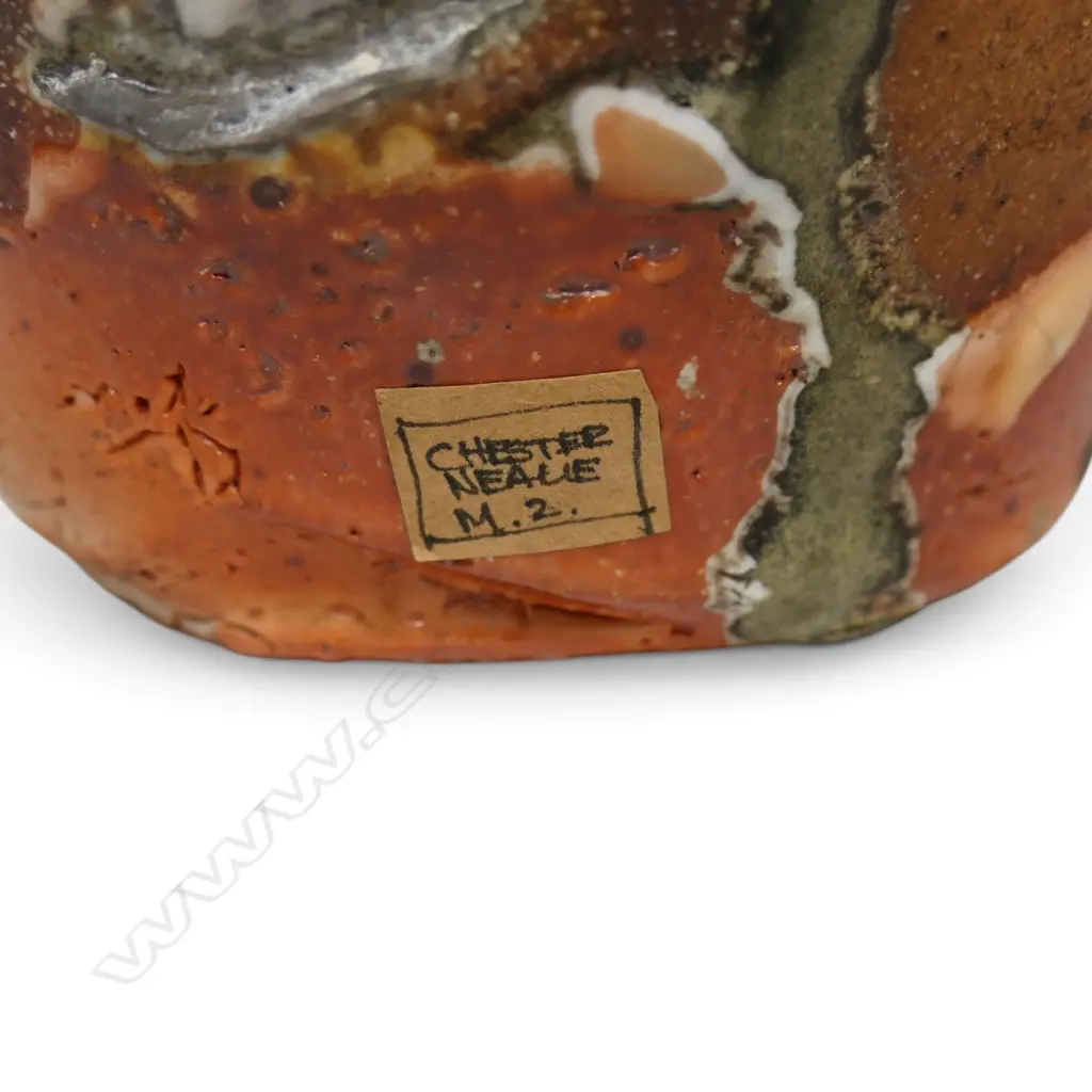 Chester Nealie anagama bottle vase, Image 1++