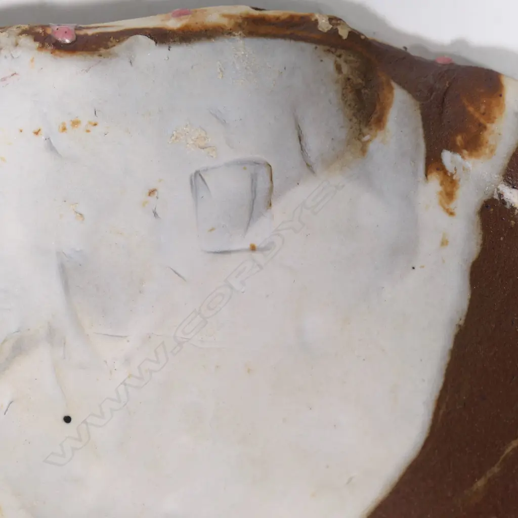 Helen Mason (1915-2014) wall hung marbled dish, Image 1++