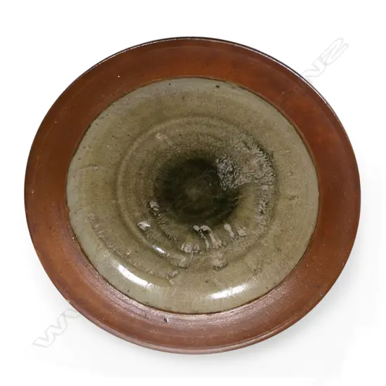 Peter Alger wide woodfired bowl,