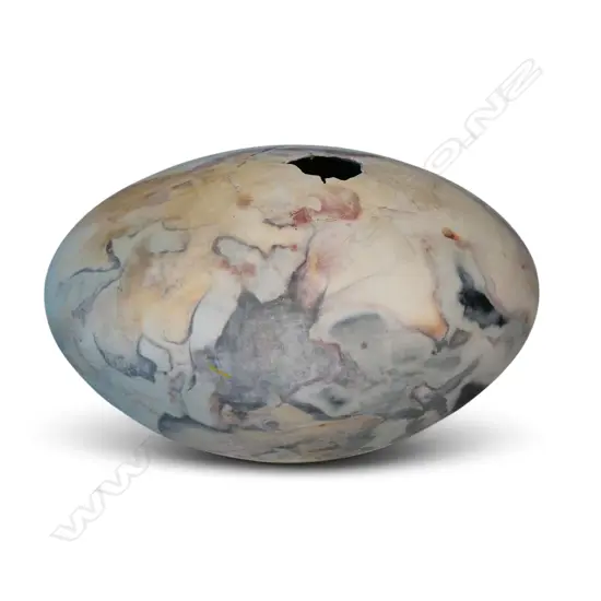 Ray Rogers large raku fired vase,