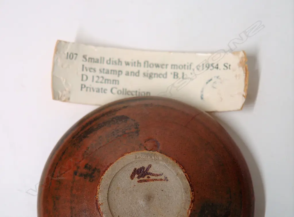Bernard Leach (UK 1887-1979) St. Ives small dish, Image 1++