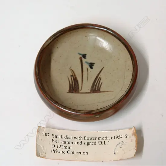 Bernard Leach (UK 1887-1979) St. Ives small dish,