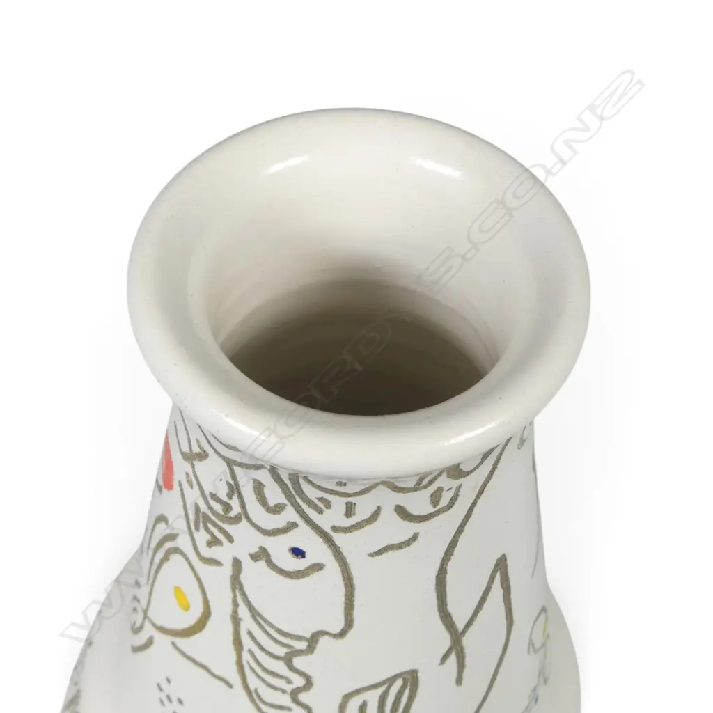 Anneke Borren and Robert Franken tall white baluster vase, Image 1++