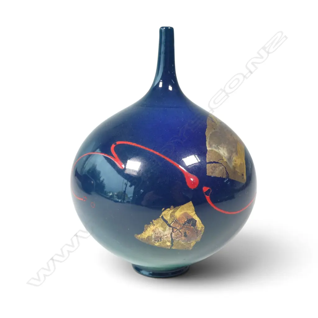 Peter Collis spherical vase and dish, Image 1++