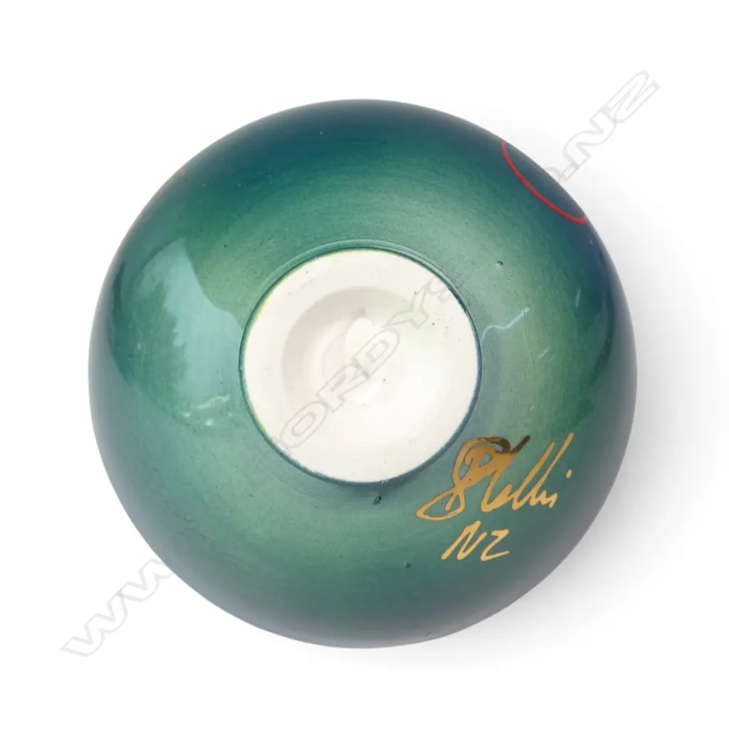Peter Collis spherical vase and dish, Image 1++