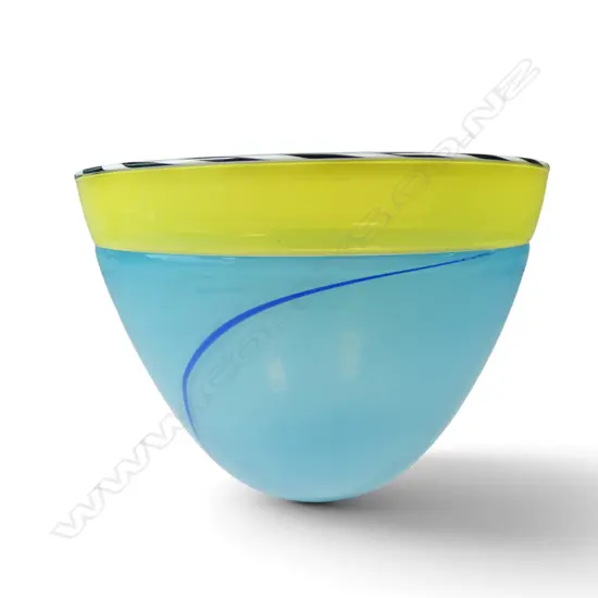 Hoglund Glass large hand blown bowl,