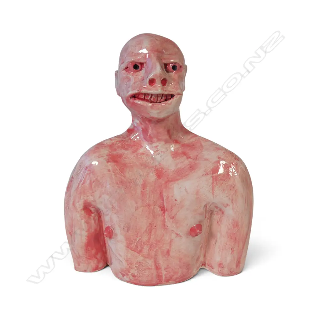 Paul Rayner ceramic male torso sculpture, Image 1++
