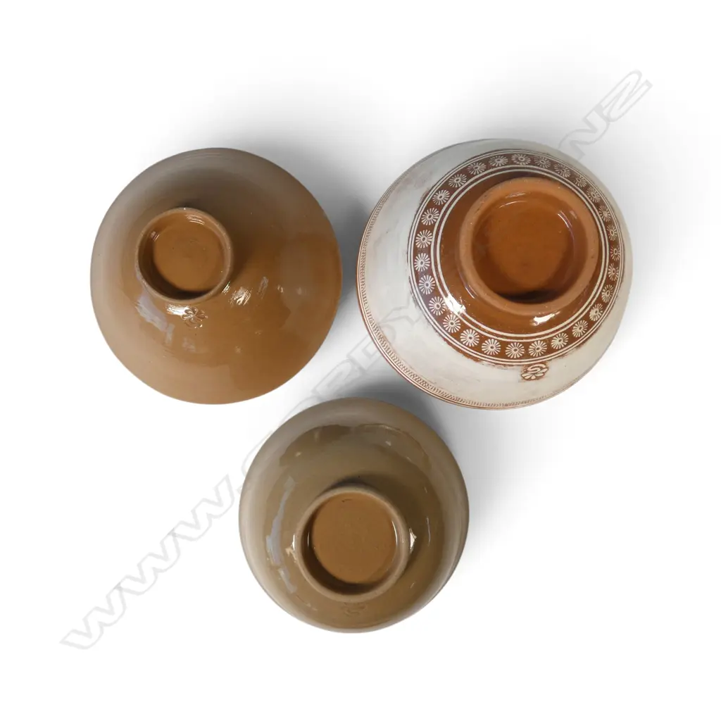 Three Sang Sool Shim terracotta bowls, Image 1++