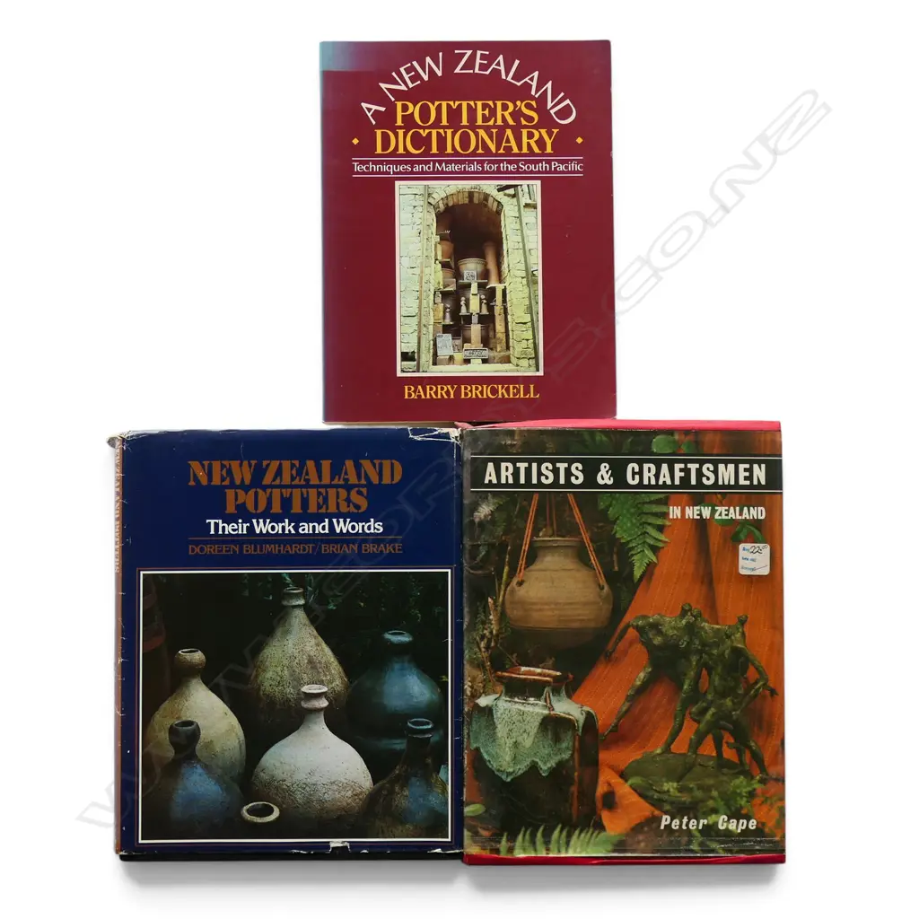 Three NZ studio pottery and craft reference books, Image 1++