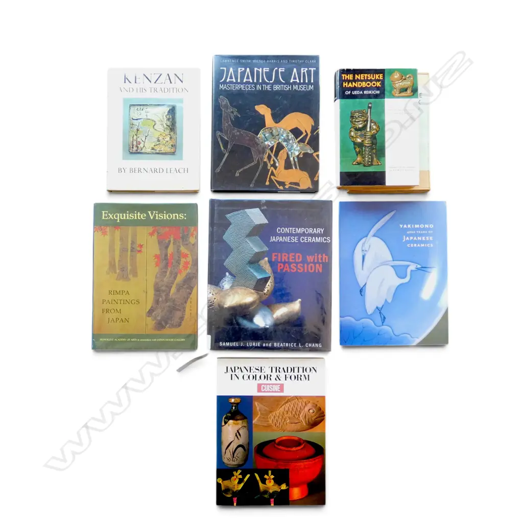 Seven Japanese art reference books, Image 1++