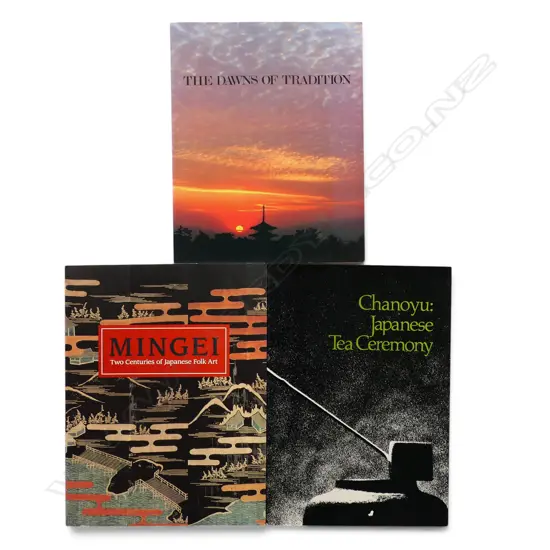 Three publications - Japanese arts and crafts including pottery,