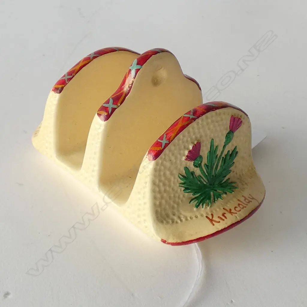 PAINTED CHINA SCOTTISH KIRKCALDY Image 1++