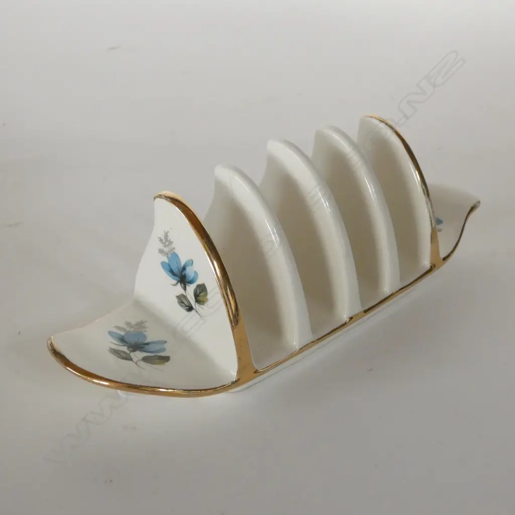 ROYAL WINTON - BLUE FLOWERS WITH GILT Image 1++