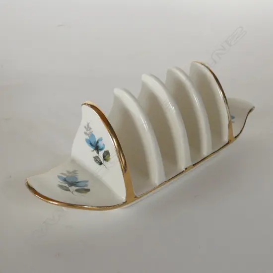 ROYAL WINTON - BLUE FLOWERS WITH GILT