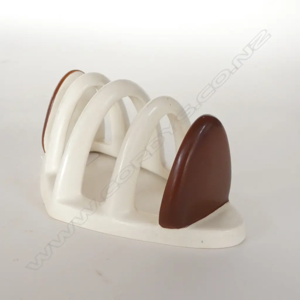 CARLTON WARE - ART DECO BROWN & CREAM  Image 1++