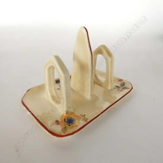 ROYAL STAFFORDSHIRE - ART DECO, ORANGE FLOWERS