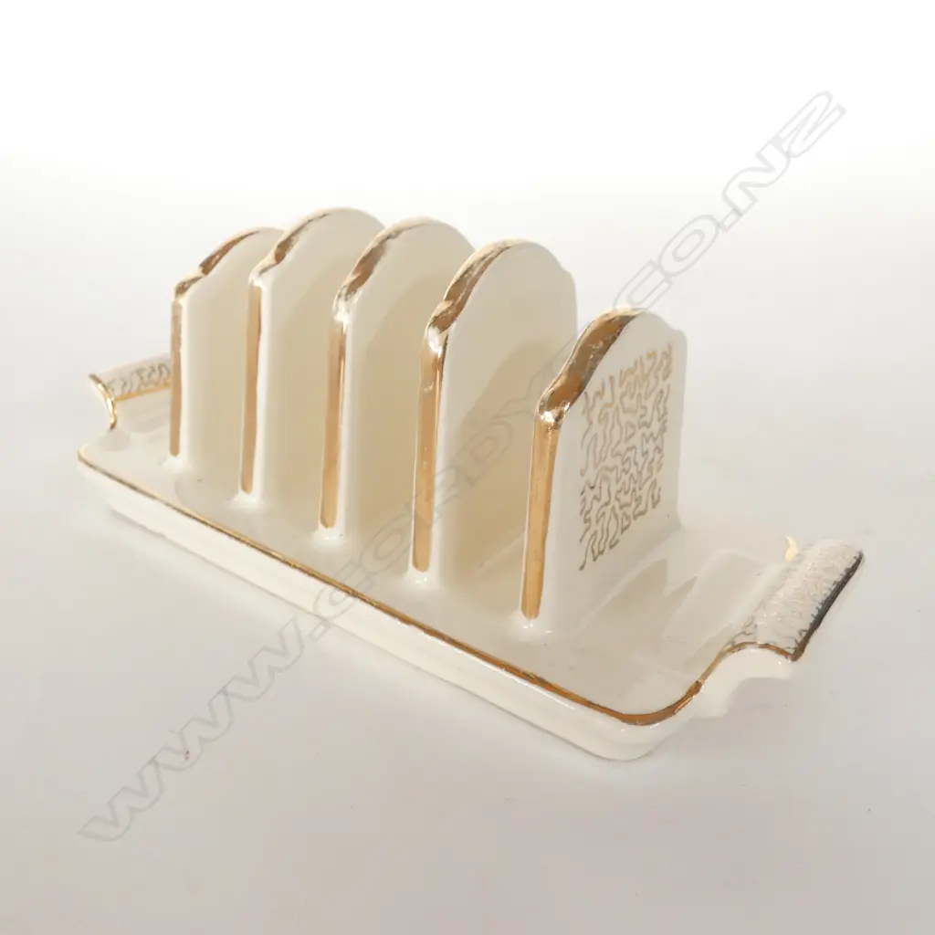 BOURNEMOUTH POTTERY - ART DECO WITH GILT Image 1++