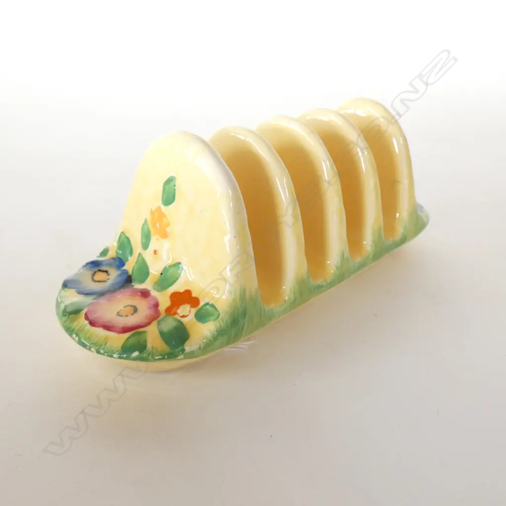 CROWN DEVON - YELLOW WITH FLORALS  Image 1++