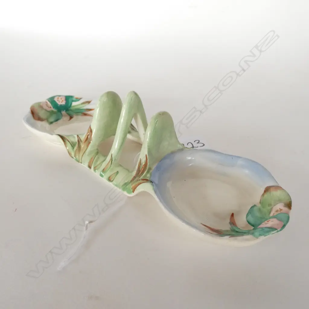 CLARICE CLIFF - COMBINATION JAM AND BUTTER Image 1++