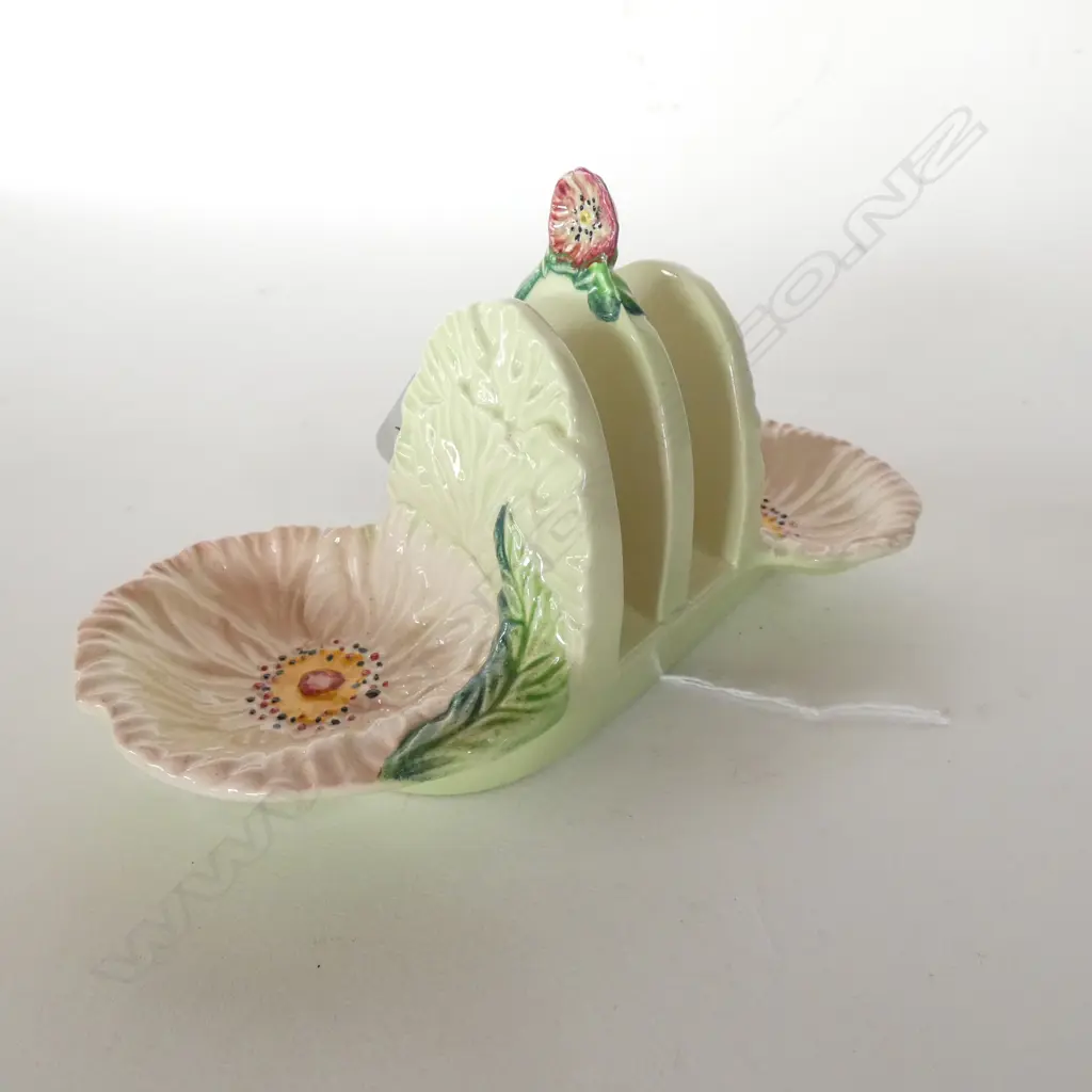 CARLTONWARE - PINK AND GREEN POPPIES Image 1++