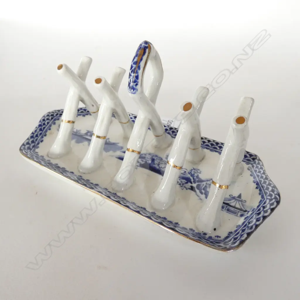 TOLE & SONS - CLYDE BLUE AND WHITE Image 1++