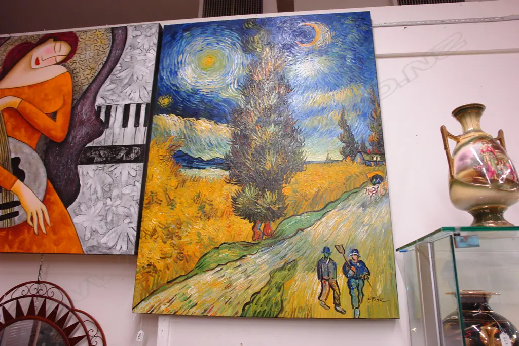 LARGE OIL VAN GOGH COPY Image 1++