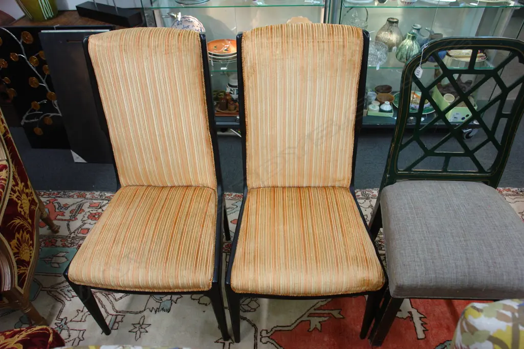 PR BLACK FRAMED CHAIRS Image 1++