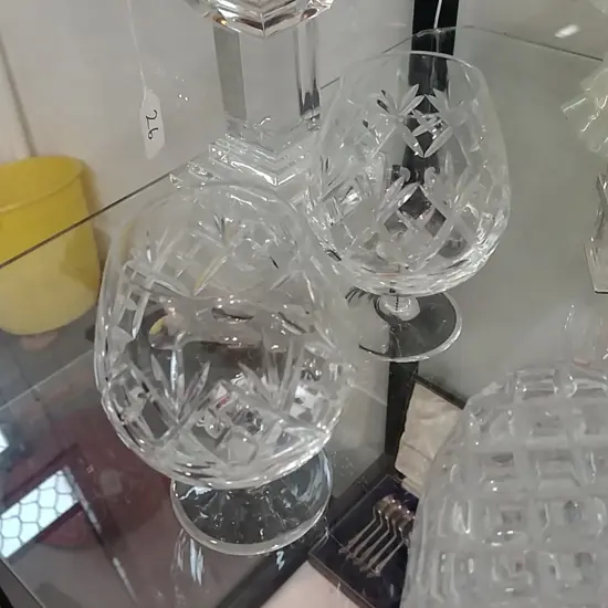 PR WEBB CORBETT BRANDY GLASSES