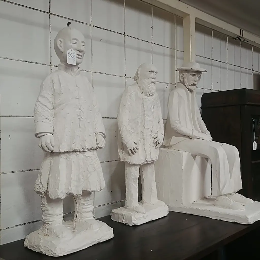 3 ASST PLASTER FIGURES STUDIES Image 1++