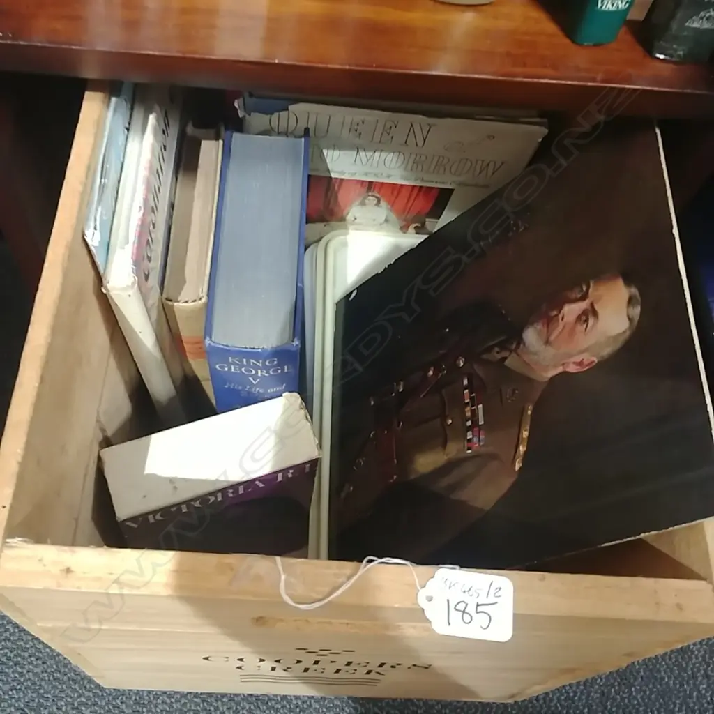 LOT ASST ROYALTY BOOKS ,,COINS ETC Image 1++