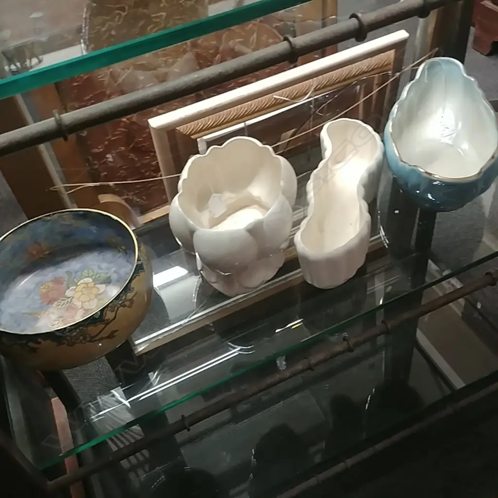 FOUR VASES - FLAIR, C.LYNN, MALING, GRIMWADES Image 1++