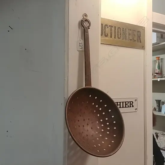 BRASS CHESTNUT ROASTER 