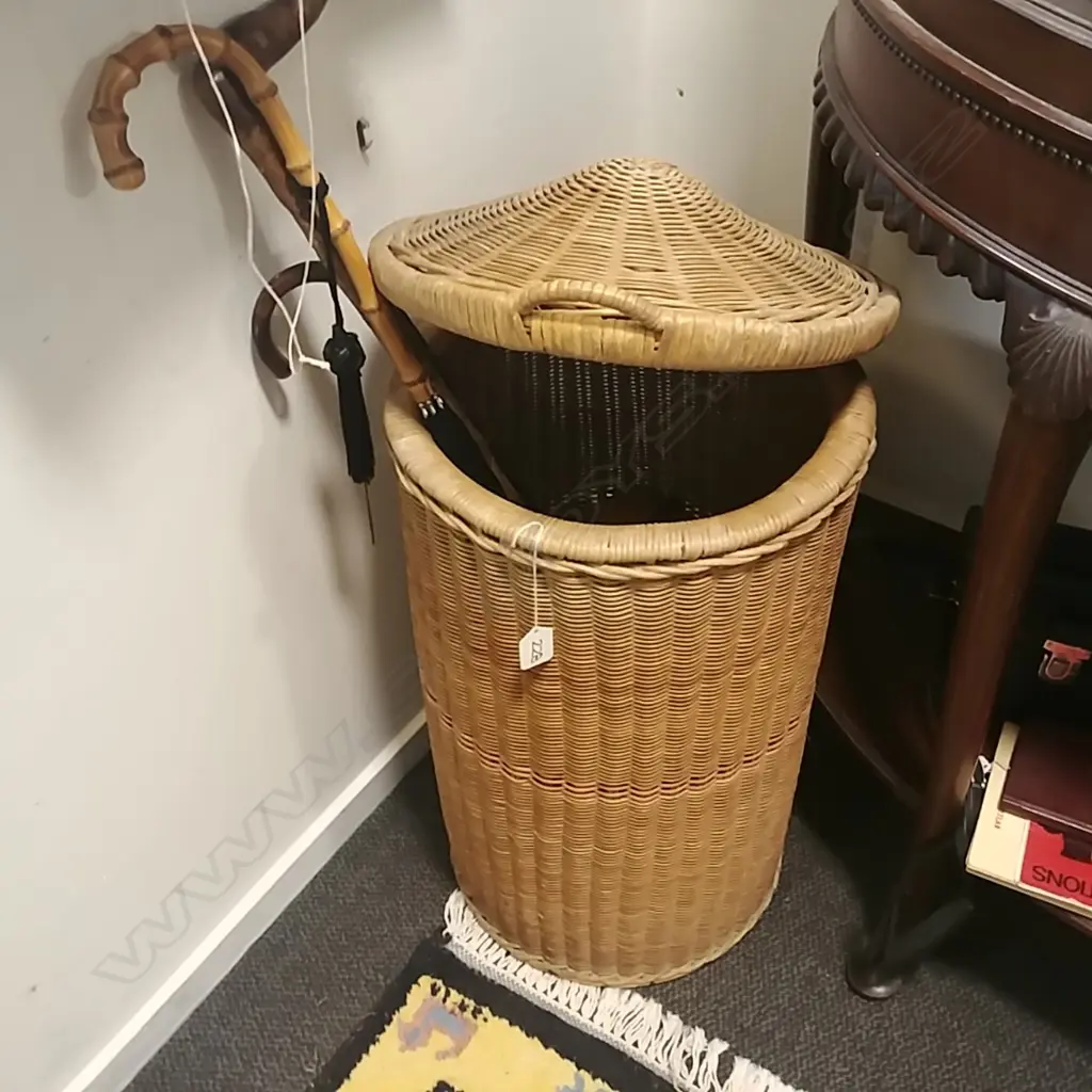 HAMPER + WALKING STICKS Image 1++