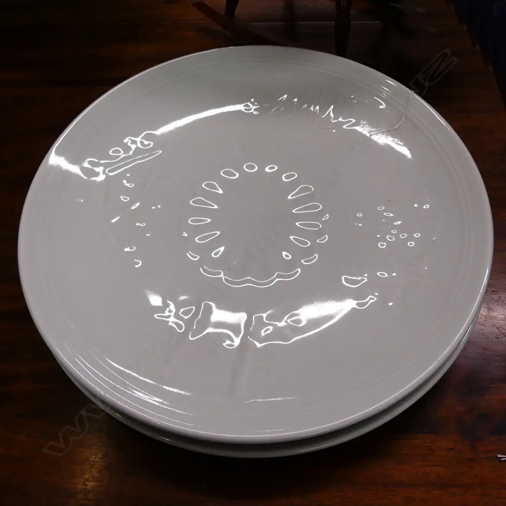 PR OF LARGE CELADON CHARGERS Image 1++