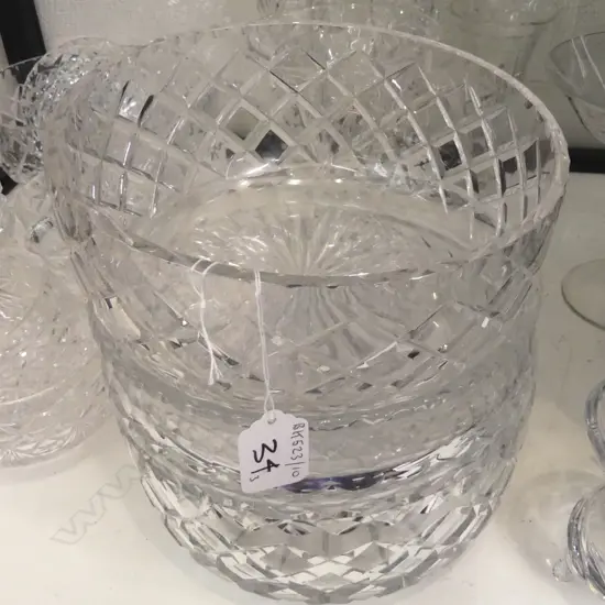 3 CRYSTAL BOWLS
