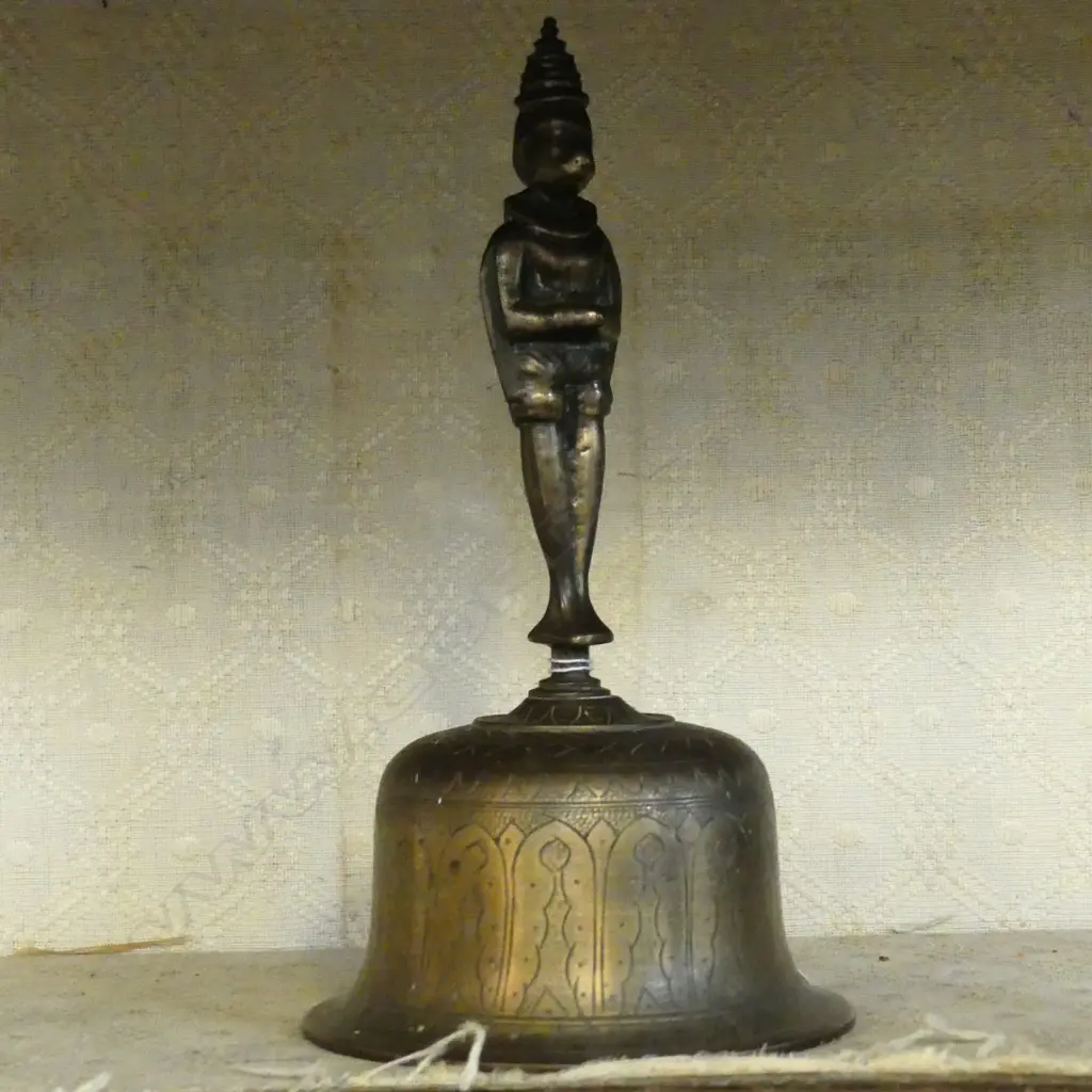 BRASS TEMPLE BELL Image 1++