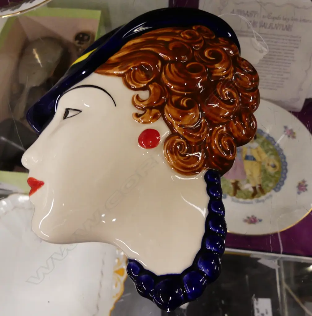 CHELSEA ART DECO WOMAN'S HEAD Image 1++