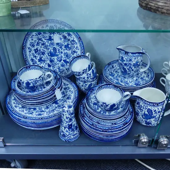 BURLEYWARE 'B&L' PART DINNER SERVICE