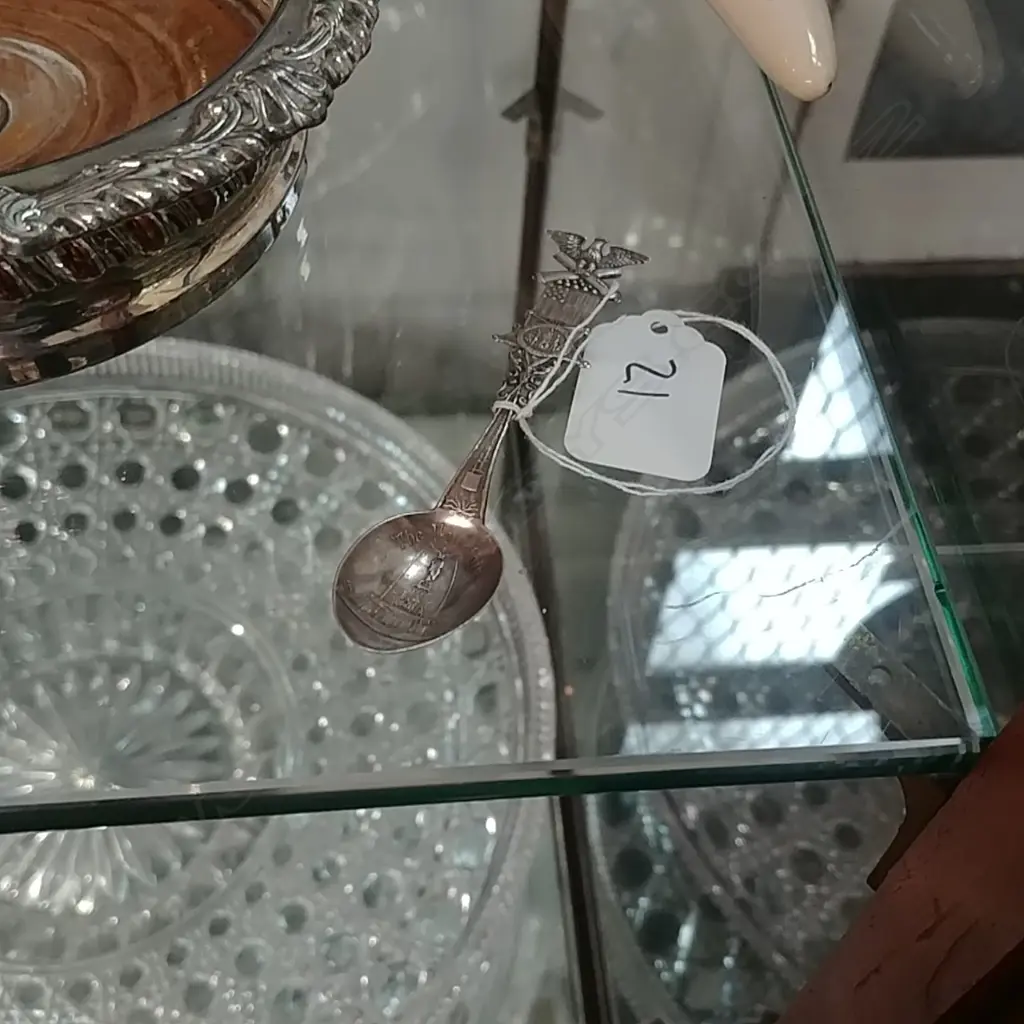 S/SILVER COMMEMORATIVE 1898 CINCINNATI SPOON Image 1++