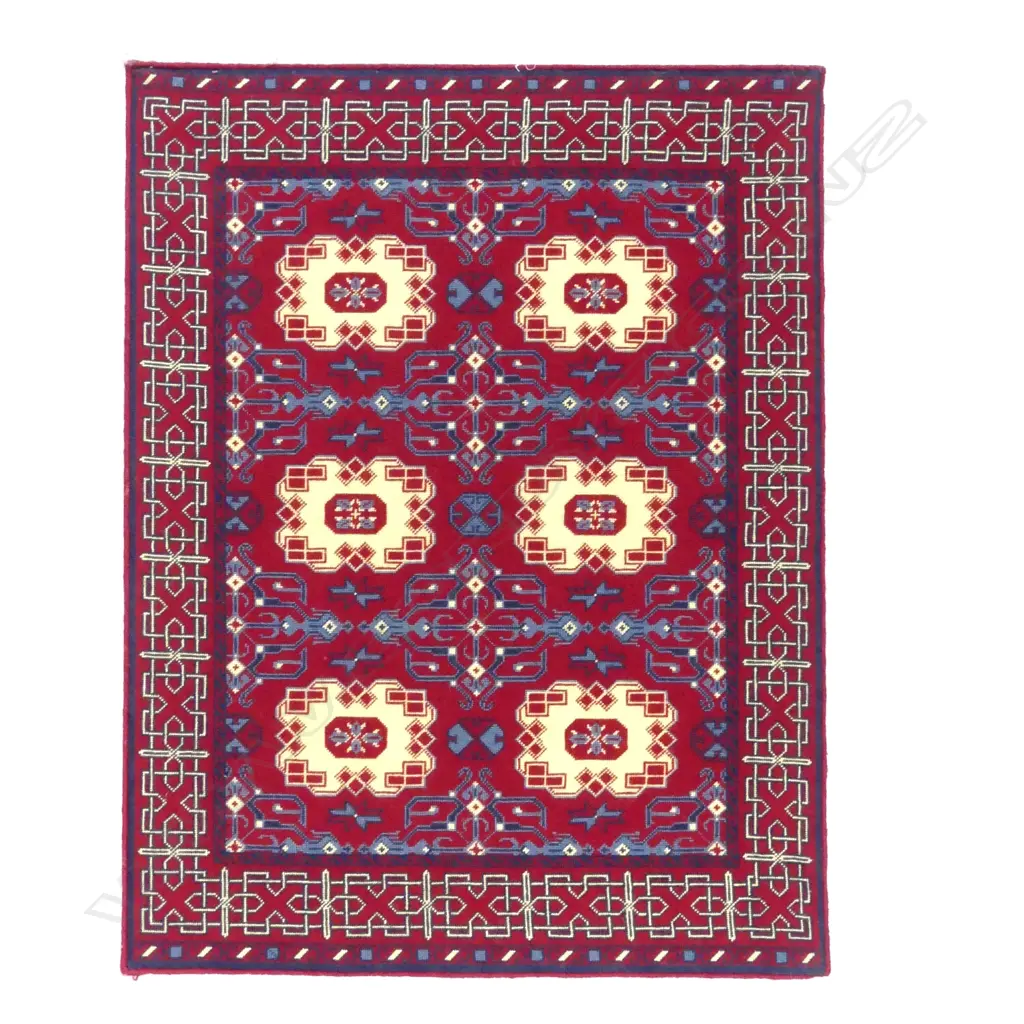 A hand embroidered panel depicting a Baluchi design Image 1++