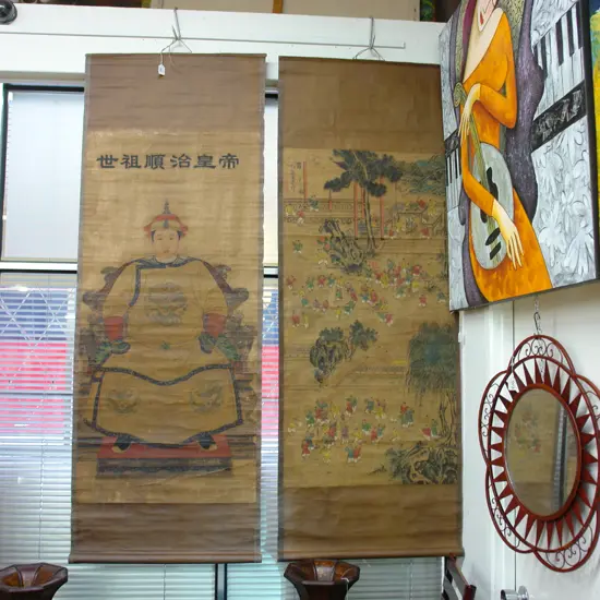 2 CHINESE SCROLLS