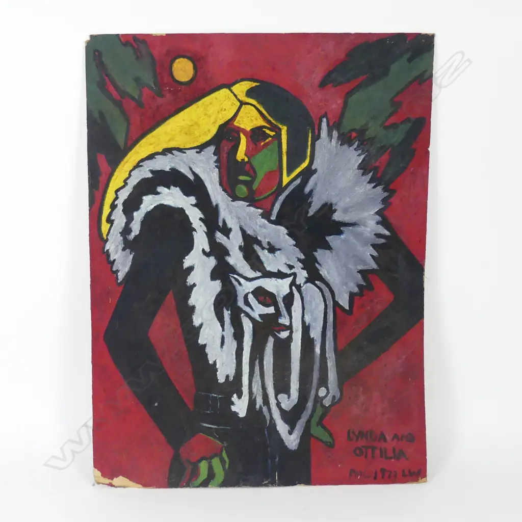 Lynda & Ottila painted oil figure study Image 1++
