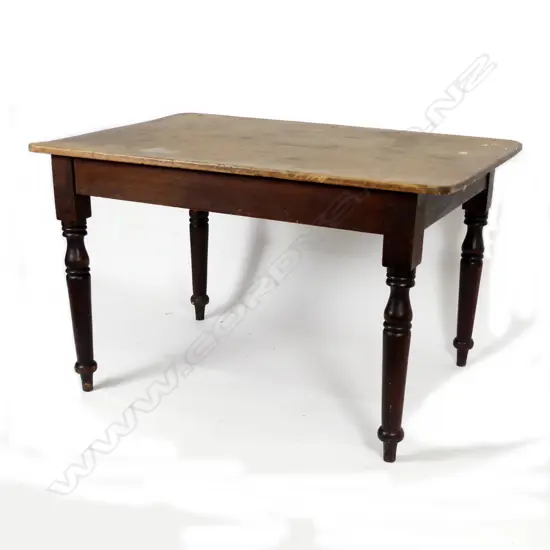 A colonial N.Z. kauri kitchen table