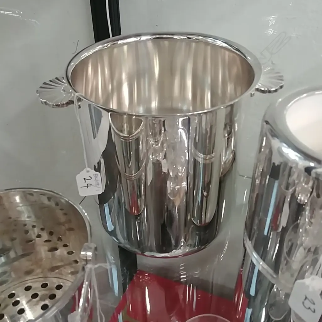 CHRISTOFLE SILVER PLATE CHAMPAGNE BUCKET Image 1++