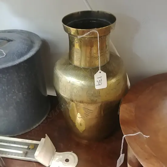 CHINESE BRASS VASE