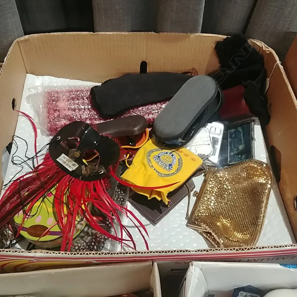 BOX LOT GLASSES MASKS ETC Image 1++
